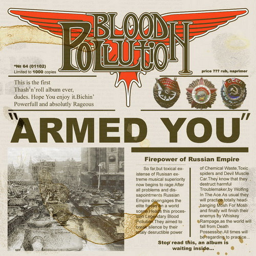 BLOOD POLLUTION – Armed You! - CD