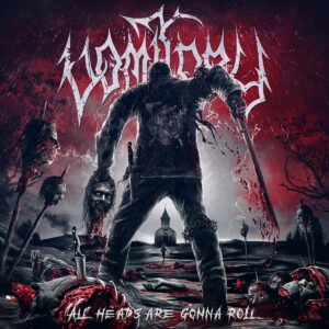 Vomitory - All Heads Are Gonna Roll LP (Red purple splatter)