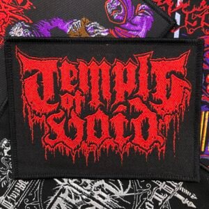 Temple Of Void - Red logo patch