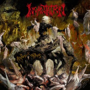 Incantation ‎- Profane Nexus LP (Swamp green with Red/White/Black splatter)