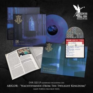 Abigor - Nachthymnen (From The Twilight Kingdom) Gatefold LP (Galaxy purple cyan blue)