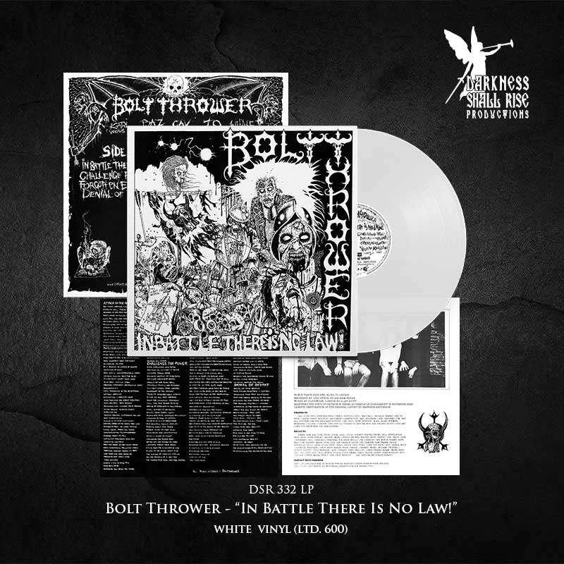 Bolt Thrower – In Battle There Is No Law! LP (White) – Archaic Sound